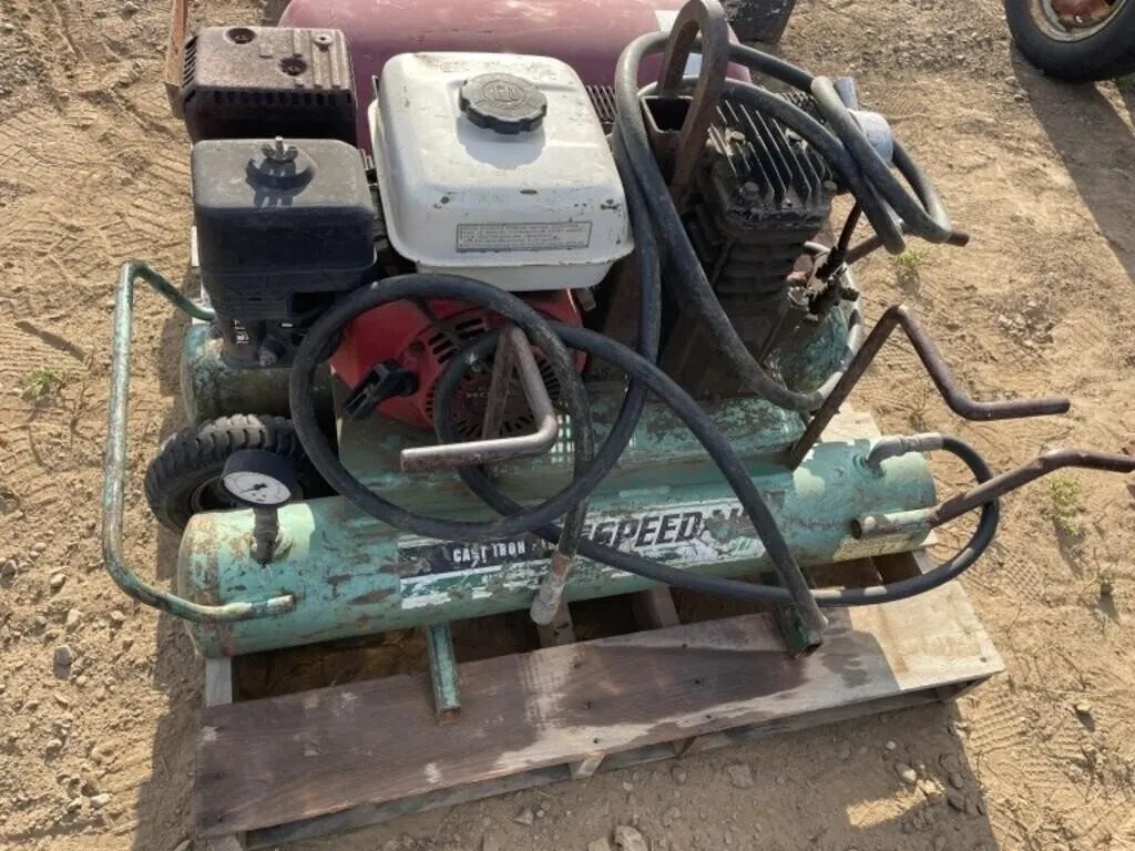 AIR COMPRESSOR HONDA 5.5HP MOTOR, UPRIGHT AIR TANK