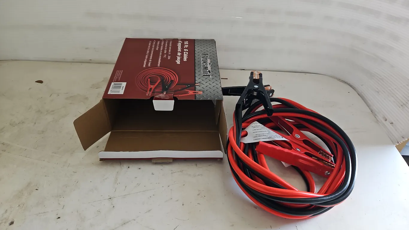 Booster Cables 16' 6 Gauge