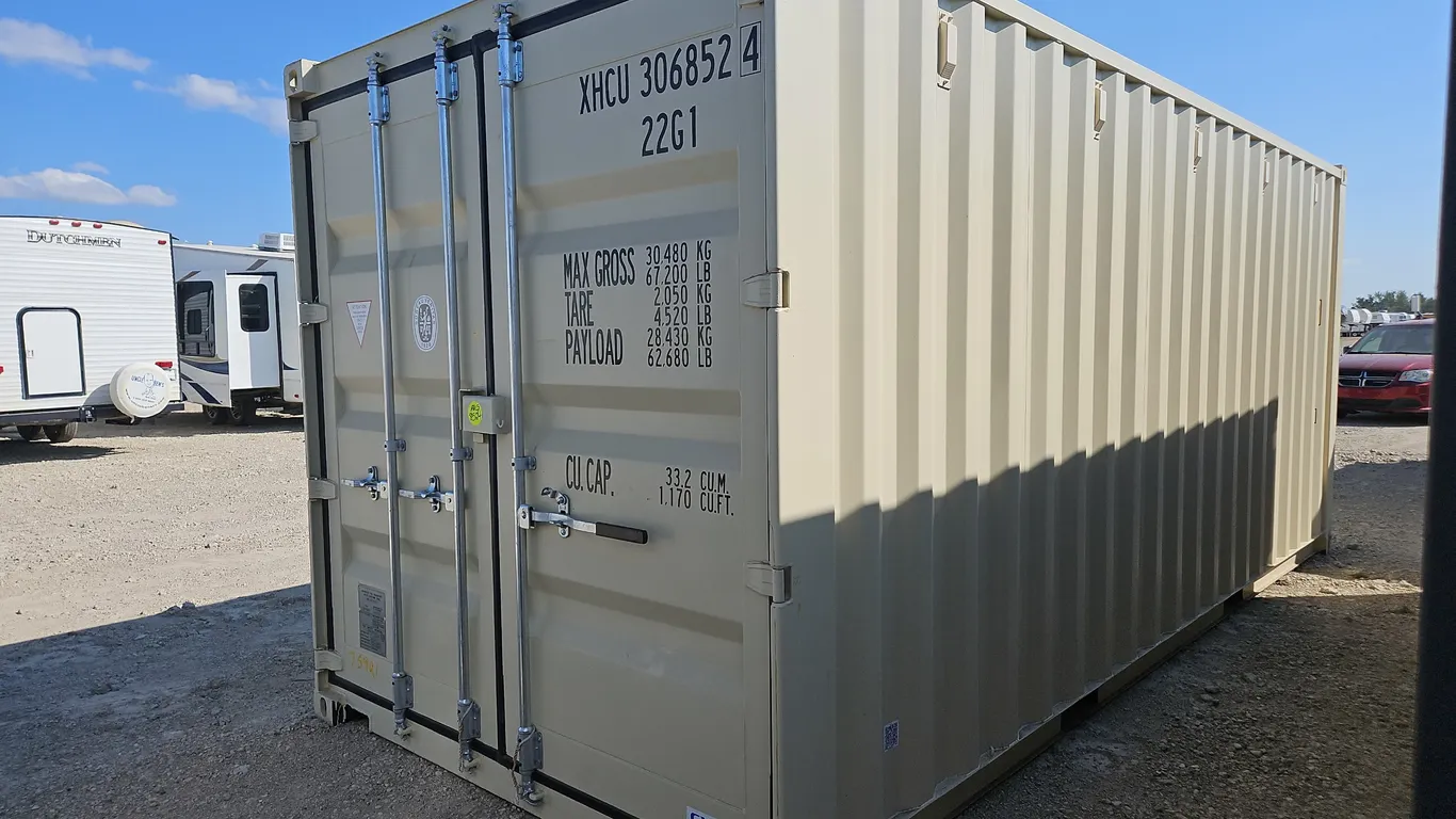 20' 1 Door Single Use Sea Container