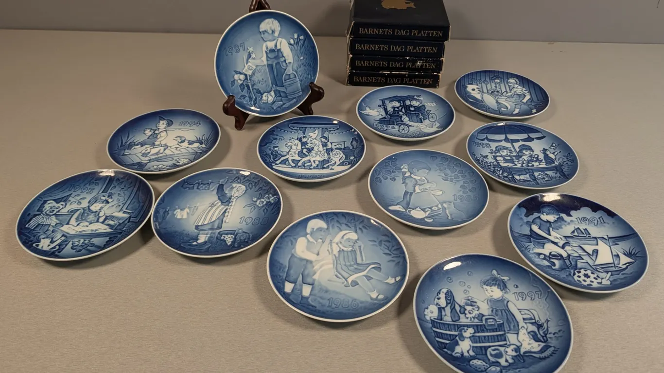 Collection of Bing & Grøndahl Children's Day Plates