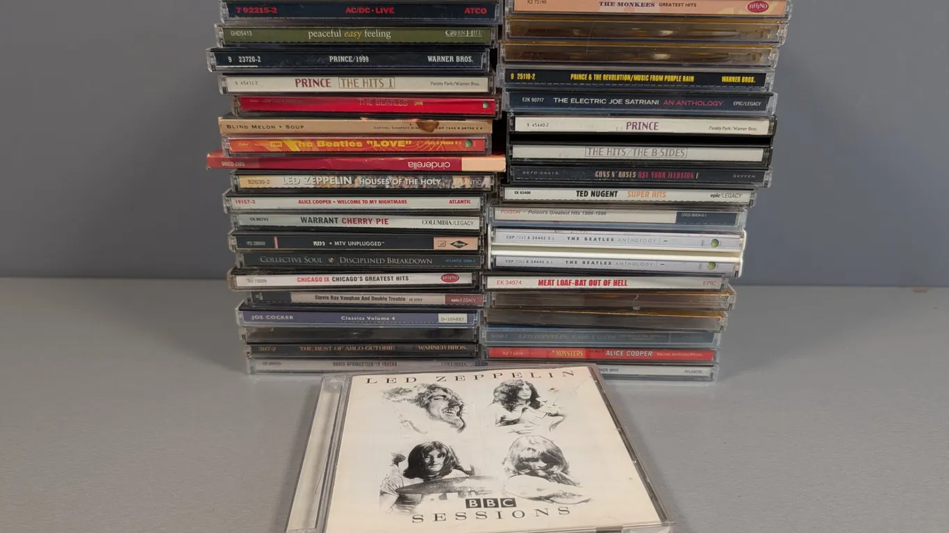Large Collection of Classic Rock Music CDs