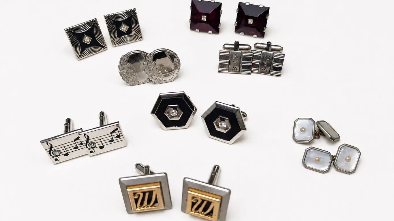 Collection of Vintage and Modern Cufflinks