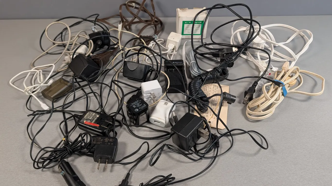Assorted Electronics Chargers and Power Adapters Lot