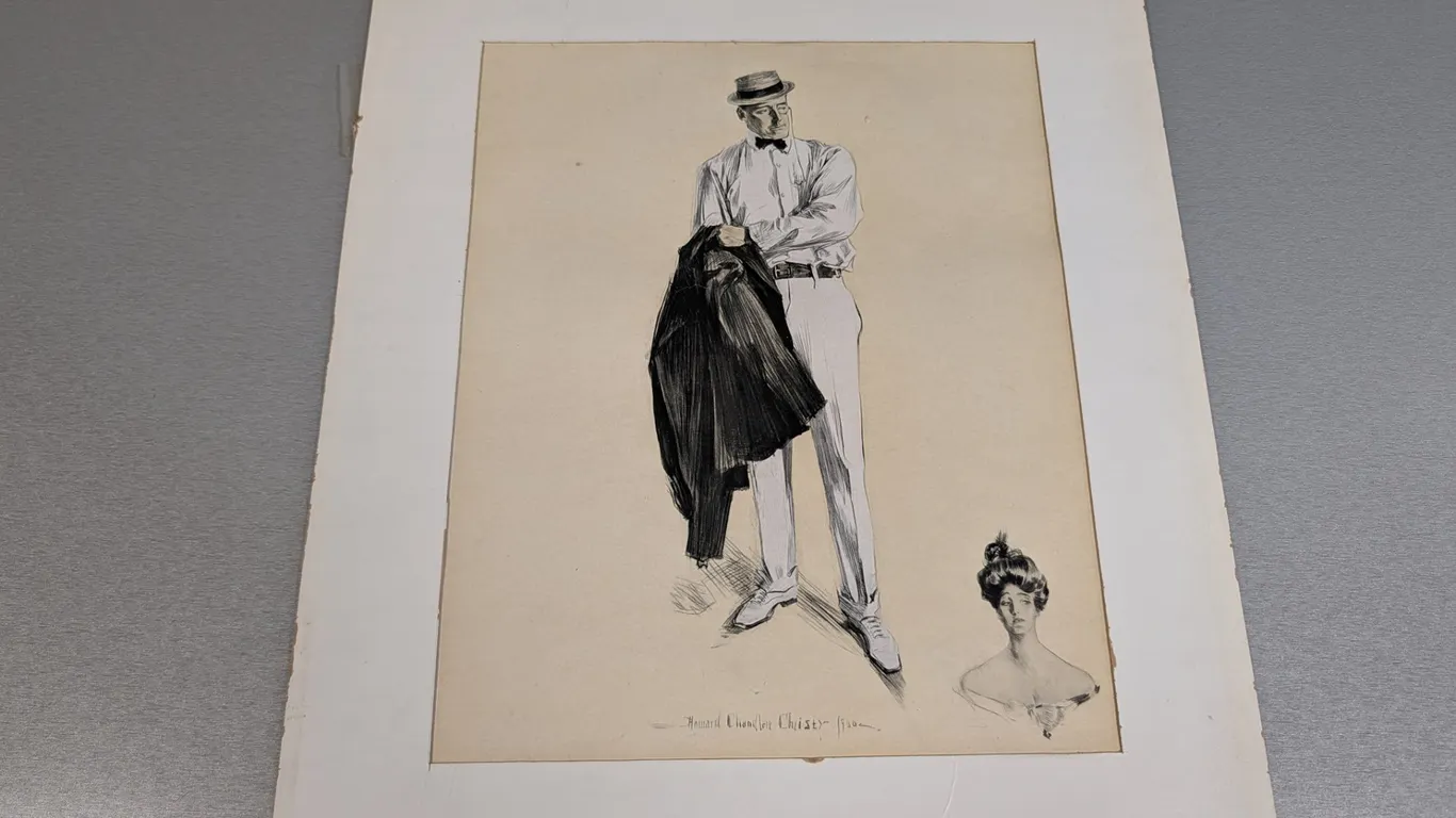 Howard Chandler Christy (1900) Illustration