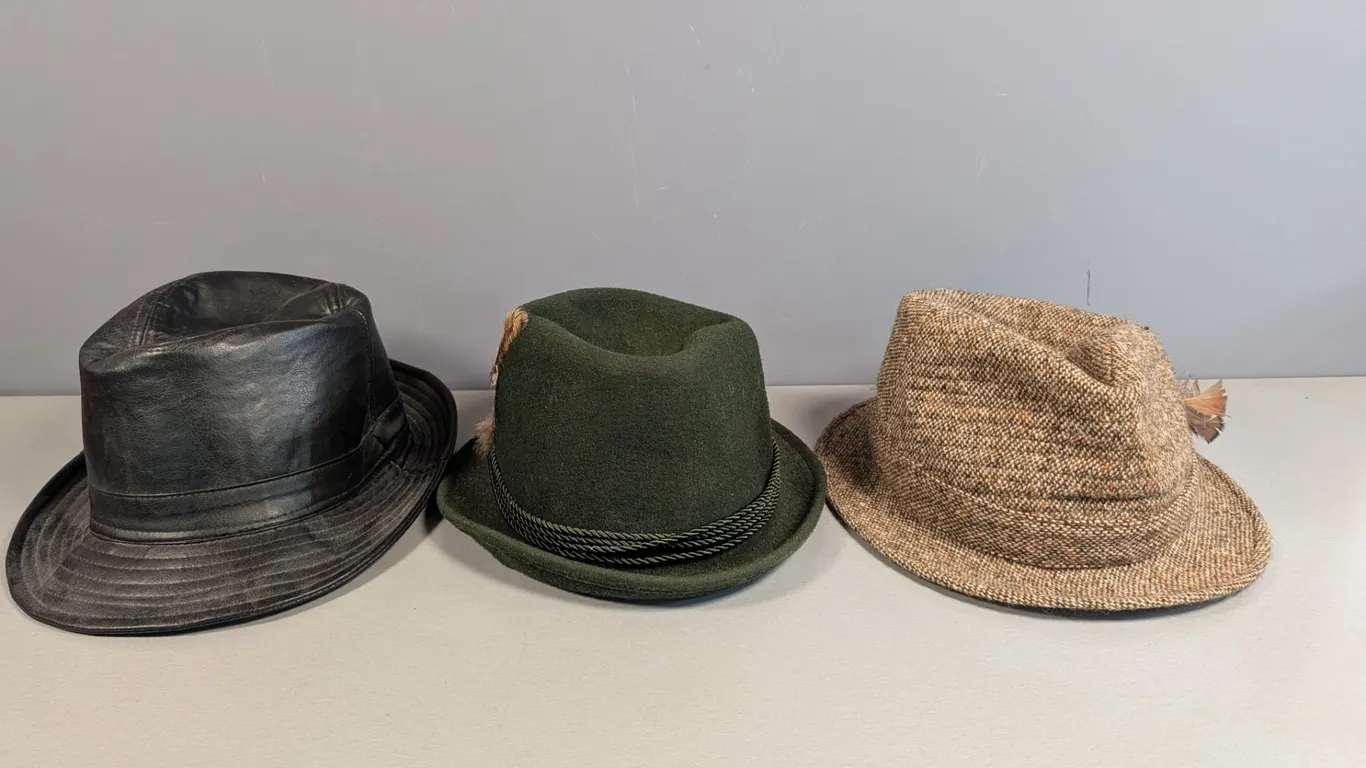 Collection of Three Vintage Men's Hats