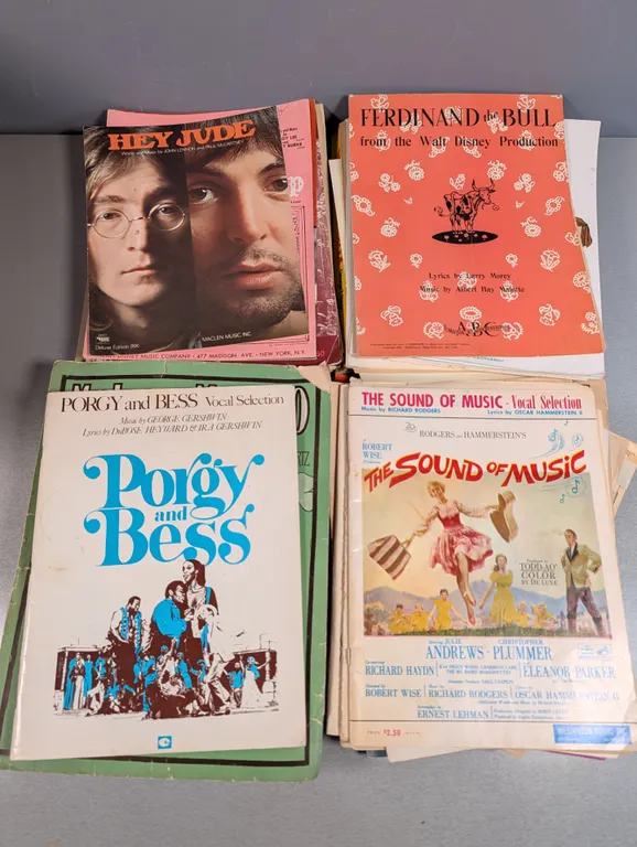Vintage Sheet Music Collection: ,Disney, Porgy and Bess, Sound of Music