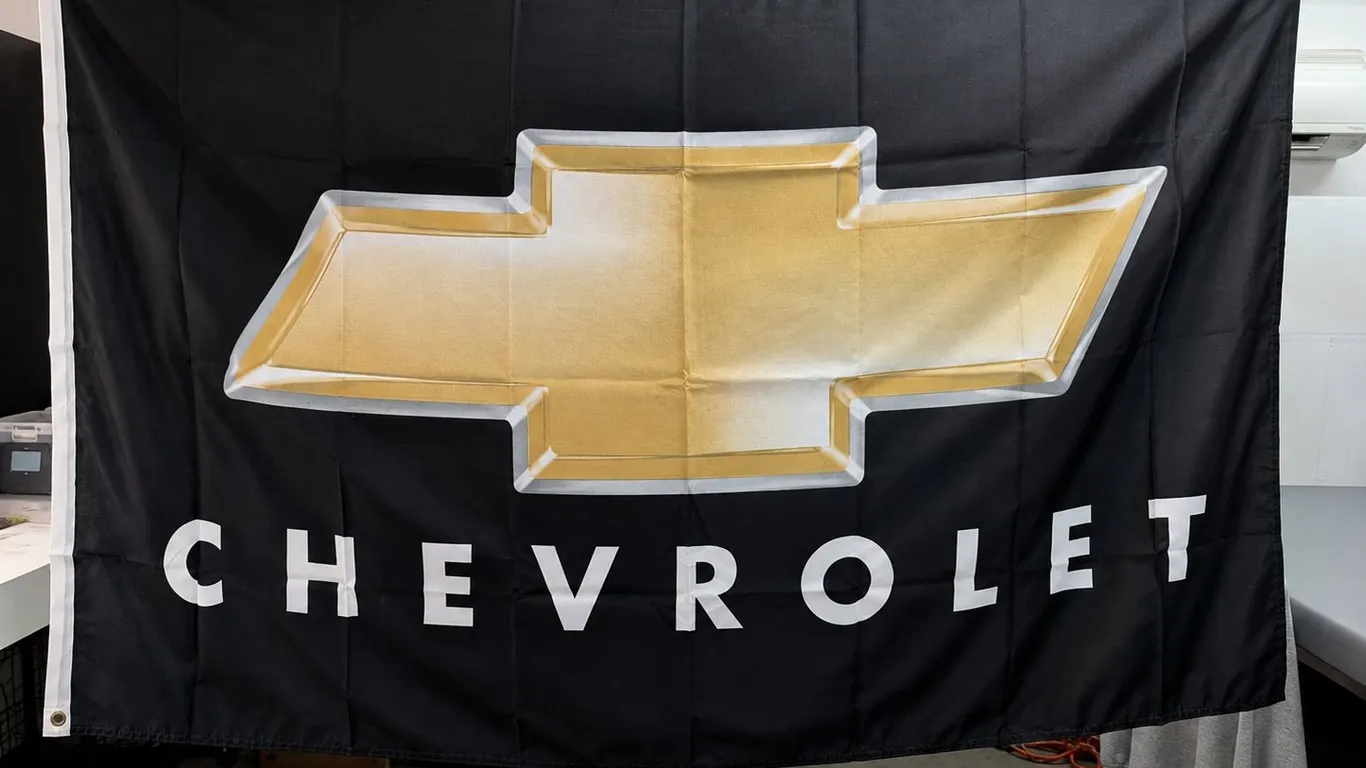 Chevrolet Bowtie Logo Flag