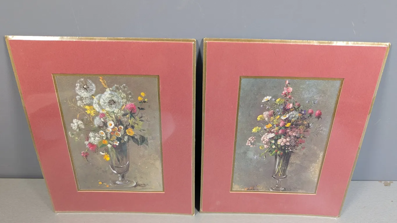 Pair of R. Hauser Floral Prints