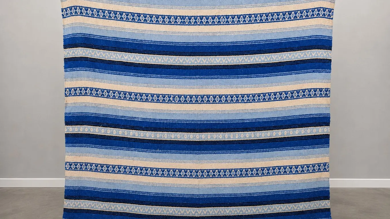Mexican Style Striped Blanket
