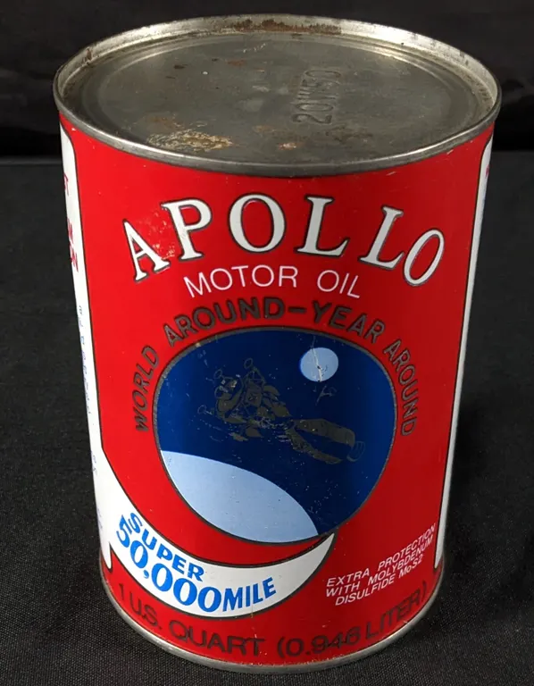 FULL QUART CAN APOLLO MOTOR OIL DENEVER COLORADO