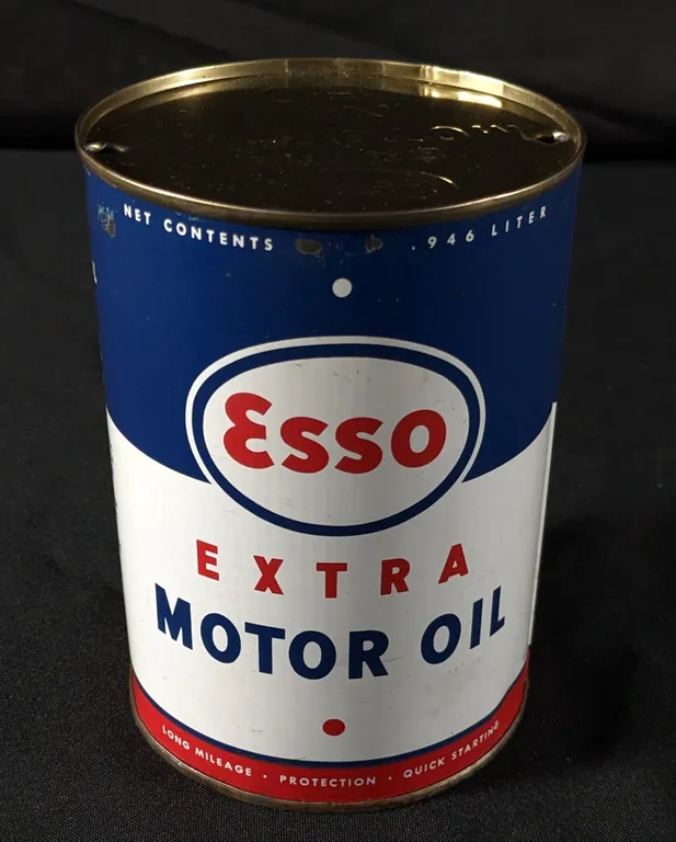 QUART CAN ESSO EXTRA MOTOR OIL