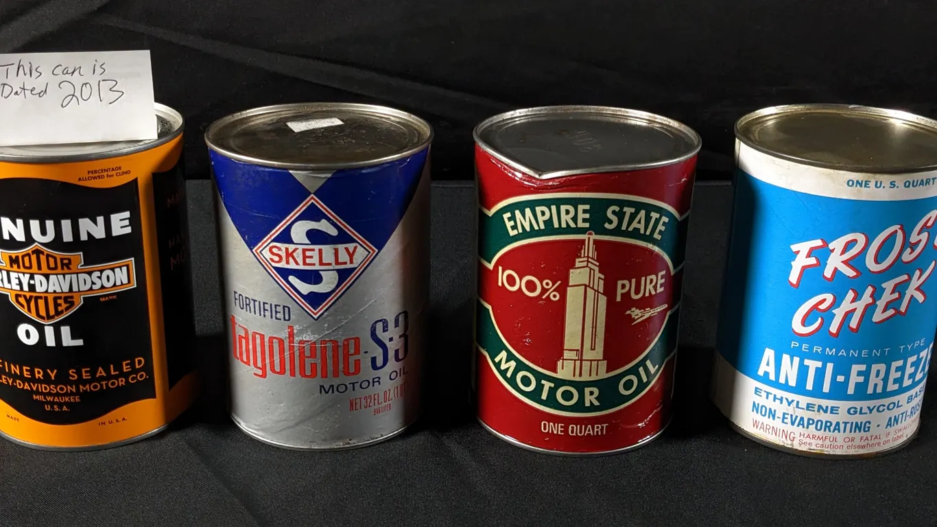 4 QUART CANS EMPIRE STATE SKELLY TAGOLENE FROST CHEK 2013 HARLEY