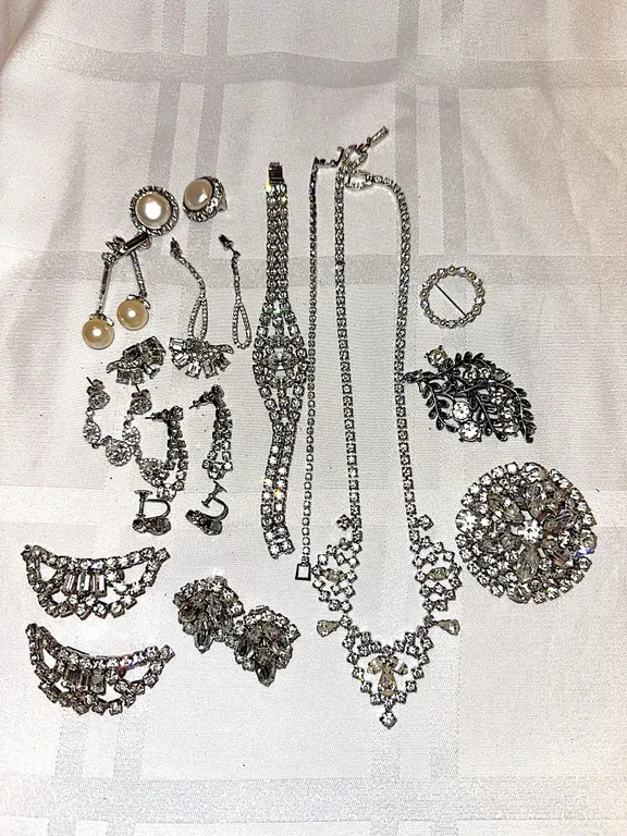 Vintage rhinestone jewelry