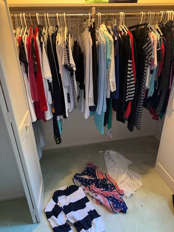 Ladies closet clean out