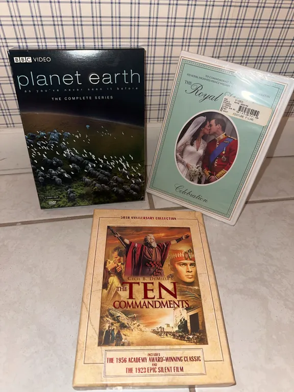 DVD – Planet Earth, Royal Wedding, etc.