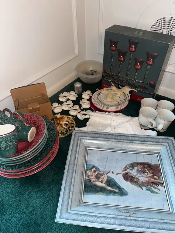 Vintage Christmas, etc. GOEBELtray and more