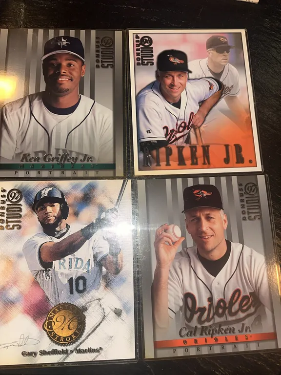 Baseball portraits – DONRUSS Studios, etc.