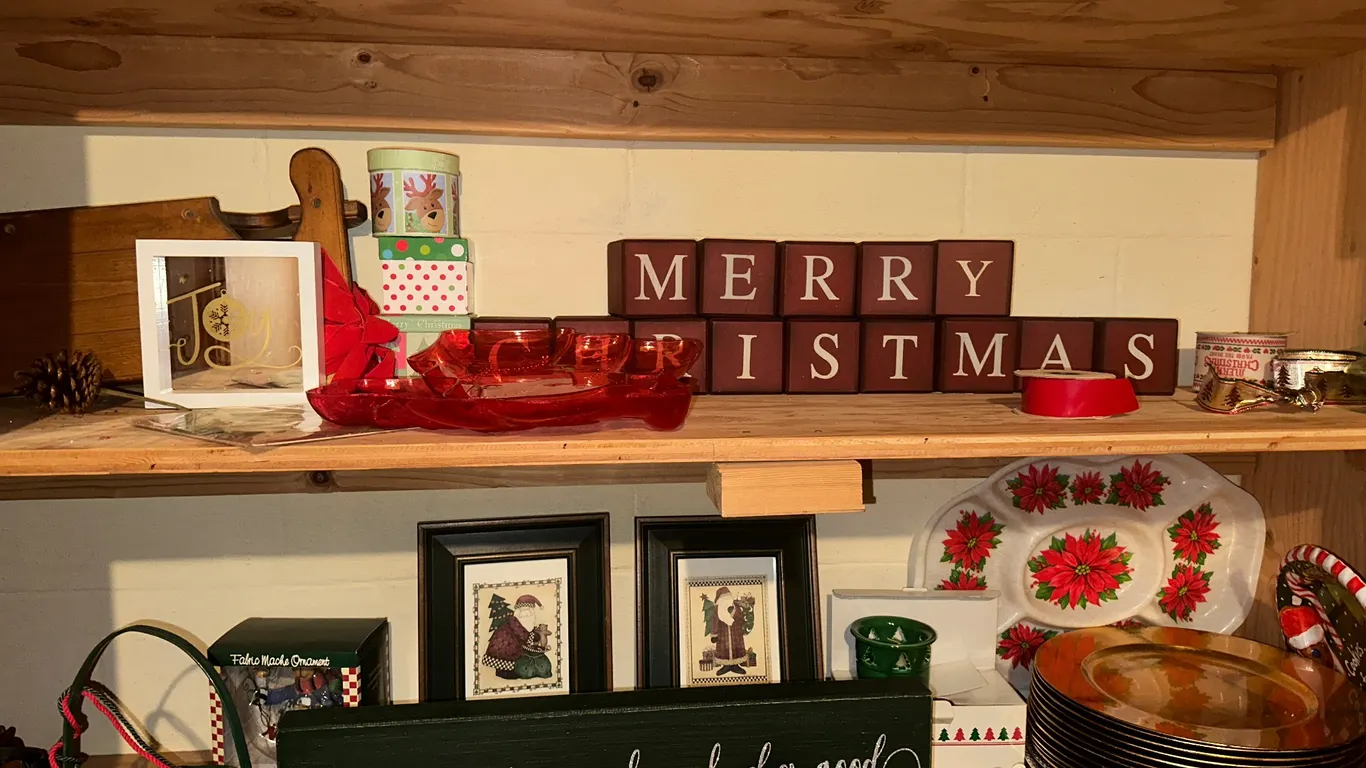 Wood holiday blocks decor etc