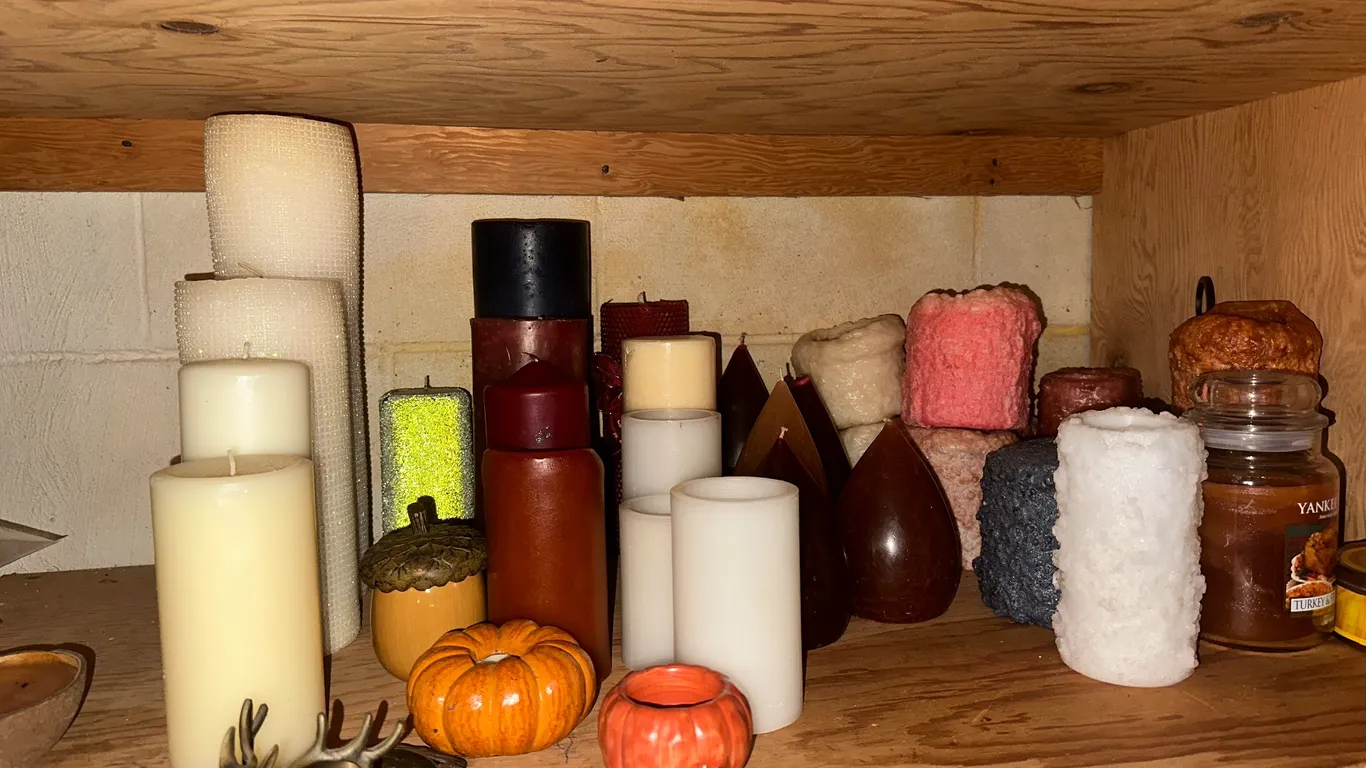 Large amount of candles