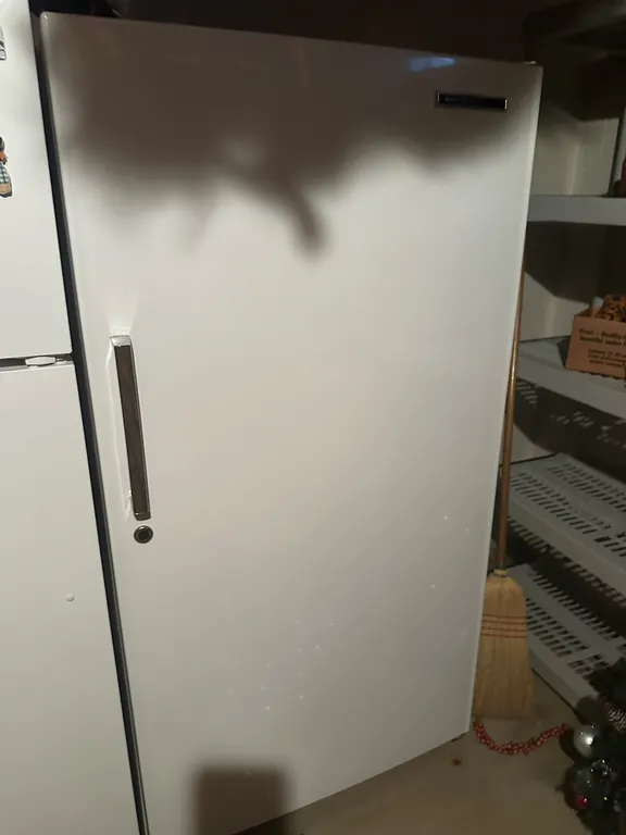GE upright freezer