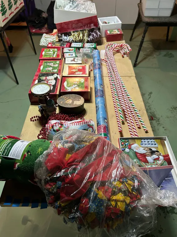 Hallmark Christmas Ornaments, Giant Candy Cane Décor, Holiday Collectibles Lot
