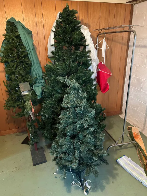 Artificial Christmas Trees, Wooden Welcome Signpost