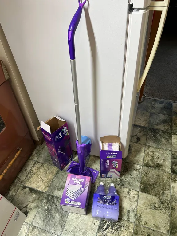 Swiffer WetJet Purple Mop Bundle