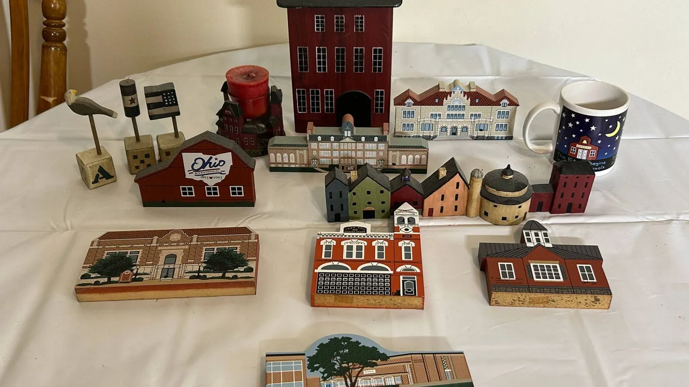 Handcrafted Wooden Architectural Miniatures and Memorabilia