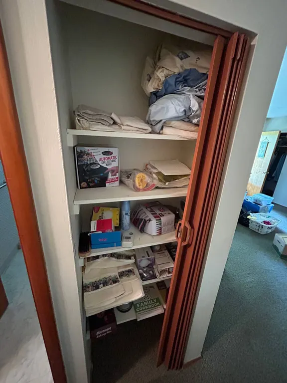 Closet Lot With Linens, Towels, Household Items