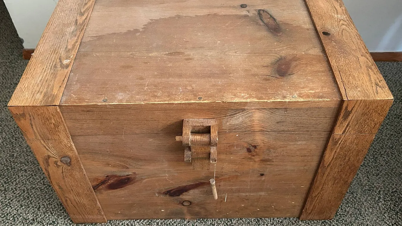 Handcrafted Wooden Storage Chest