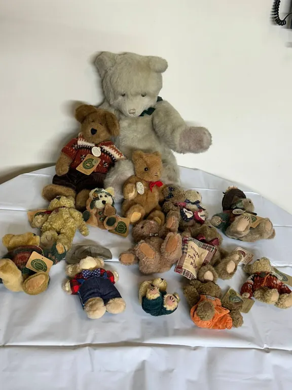 Boyds Bears and GUND Plush Teddy Bears With Original Tags