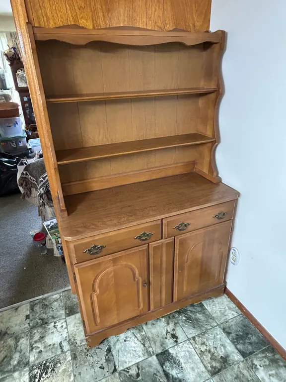 Vintage Wood Hutch