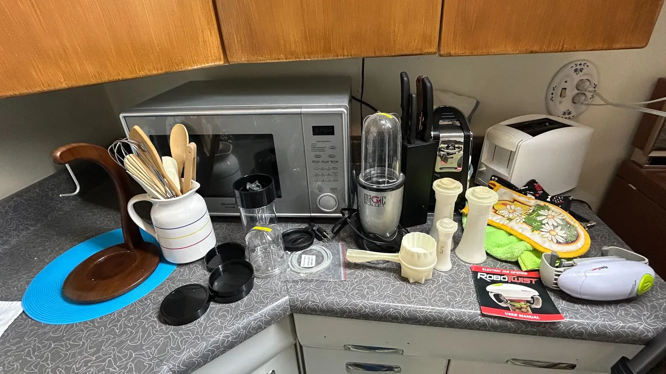 Countertop of Kitchen Housewares