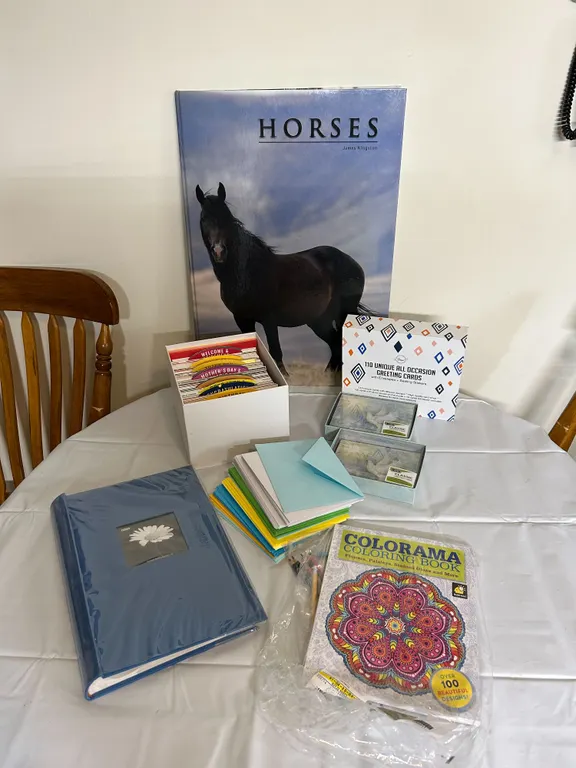 Stationery and Greeting Cards, "Horses" Book and more