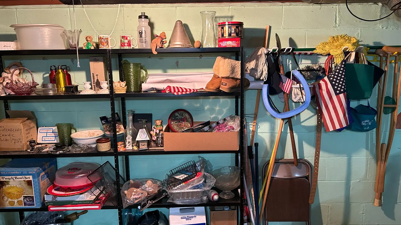 Large Shelf/Wall Cleanout (Basement)