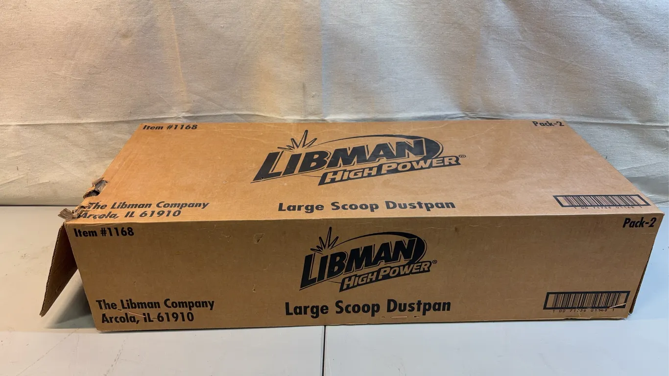 Libman High Power Large Scoop Dustpan Set, Pack of 2