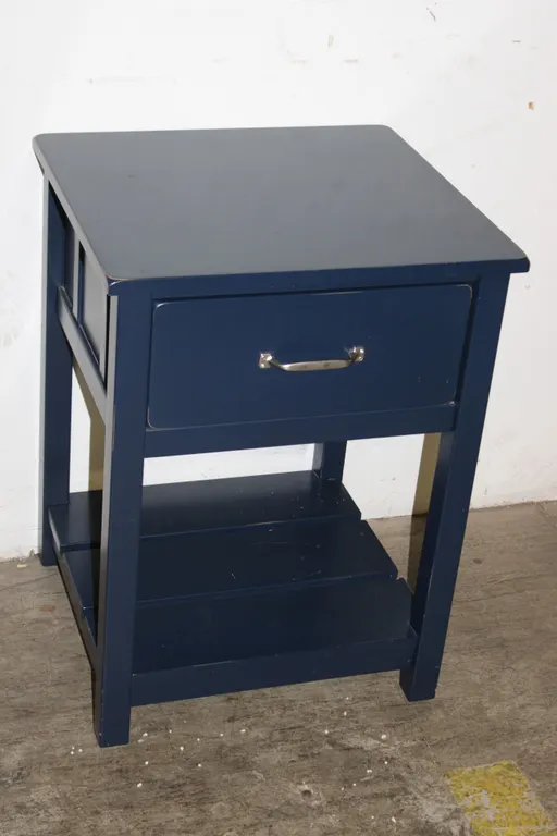 Navy Side Table