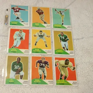 Vintage Football Trading Cards