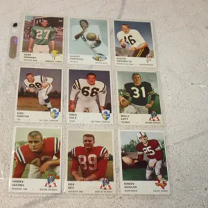 Vintage Football Trading Cards