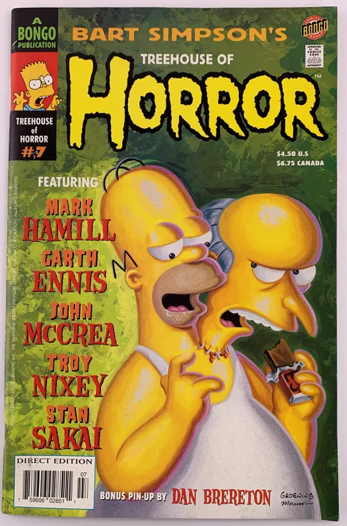 Bart Simpson's Treehouse of Horror #7 - Bongo Comics - 2001