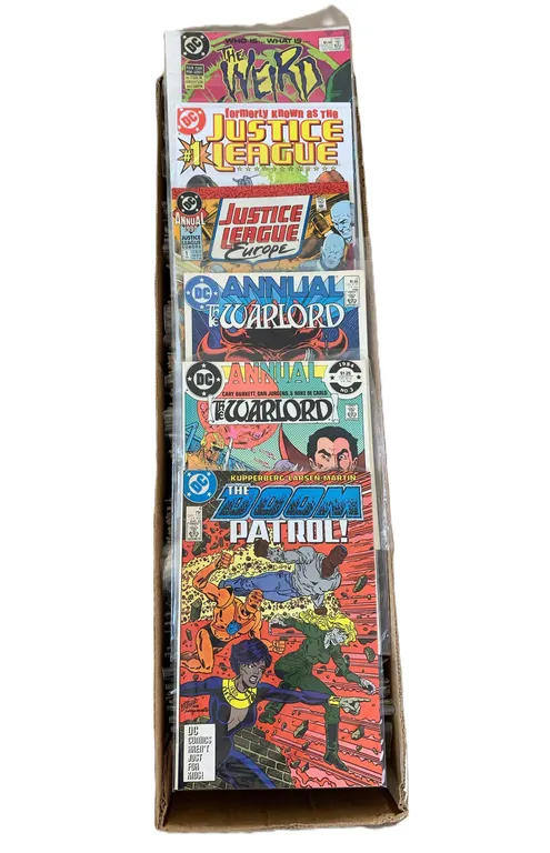 Long Box of DC Comics
