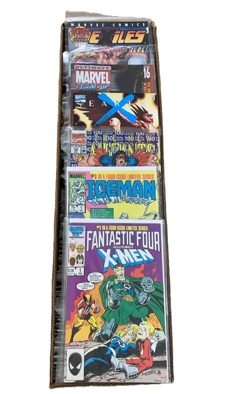 Long Box of Marvel Comics