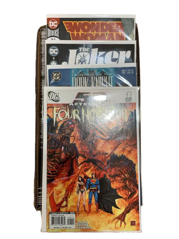 Short Box of DC Comics