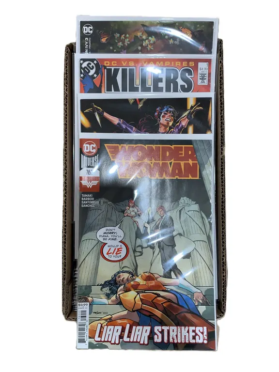 Short Box of DC Comics