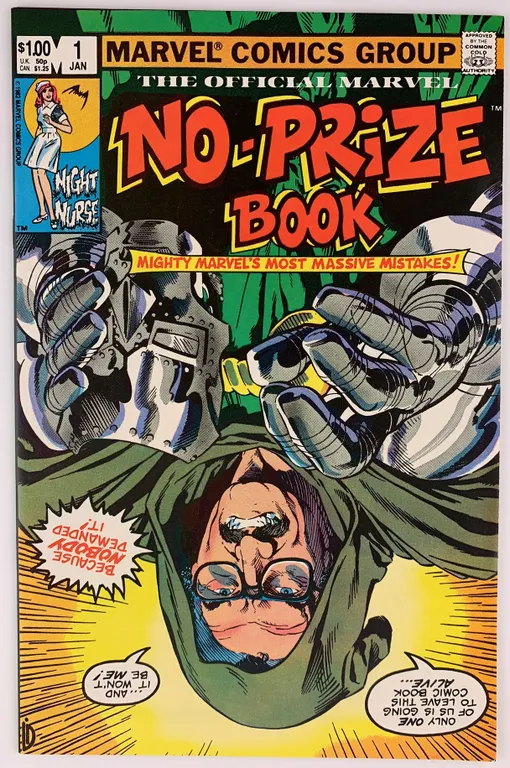 Official Marvel No-Prize Book #1 - Marvel - 1983