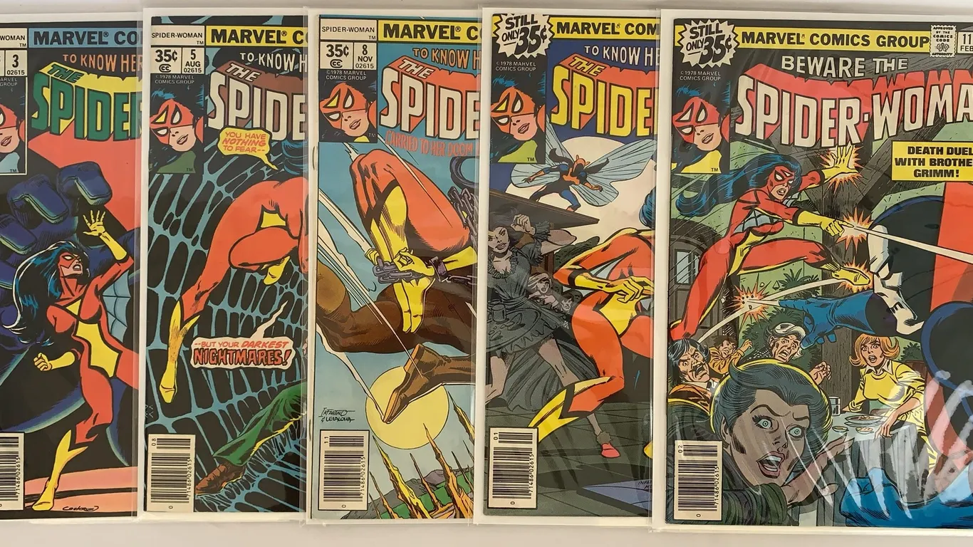 Spider-Woman #3, #8, #10 & #11 Comic Lot - Marvel - 1978-1979