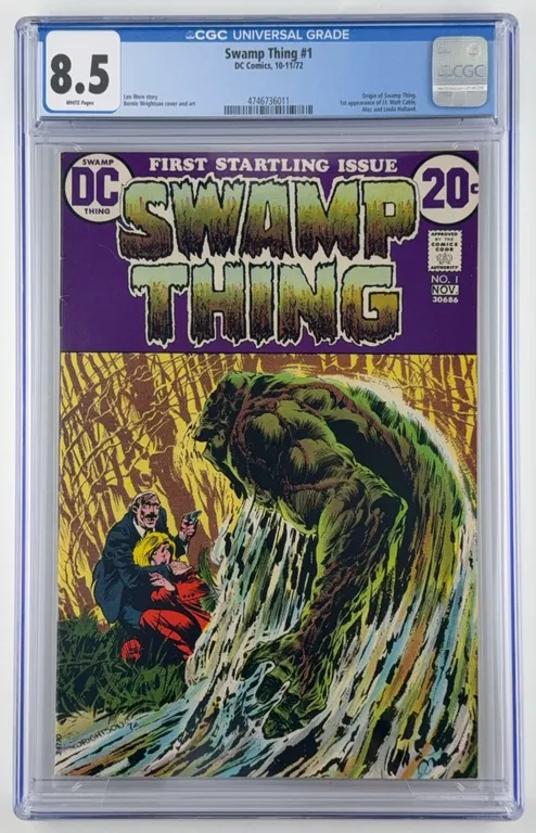 Swamp Thing #1 CGC 8.5 - DC Comics - 1972