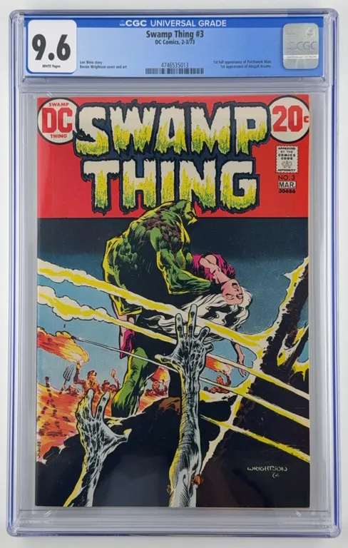 Swamp Thing #3 CGC 9.6 - DC Comics - 1973