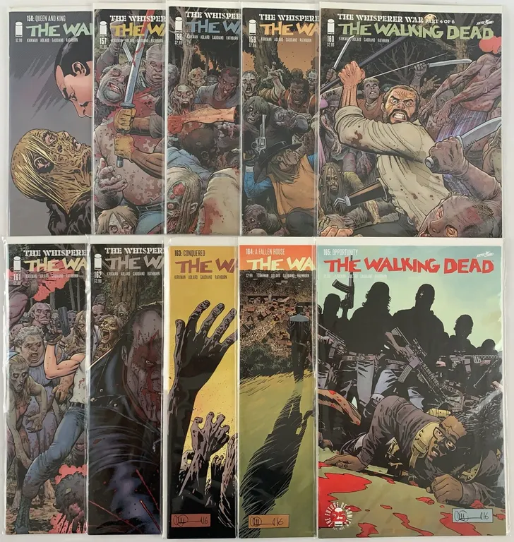 Walking Dead #156-165 Comic Lot of 10 - Image Comics - 2016-2017
