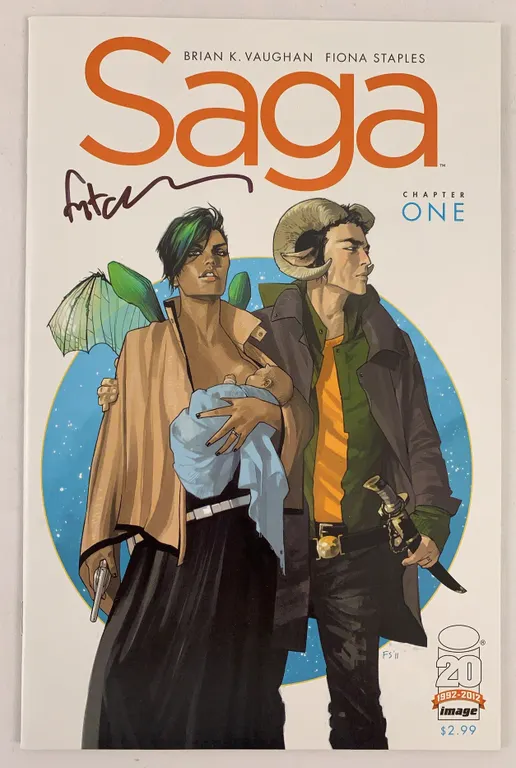 Saga Chapter One #1 (Signed by Fiona Staples) - Image Comics - 2012
